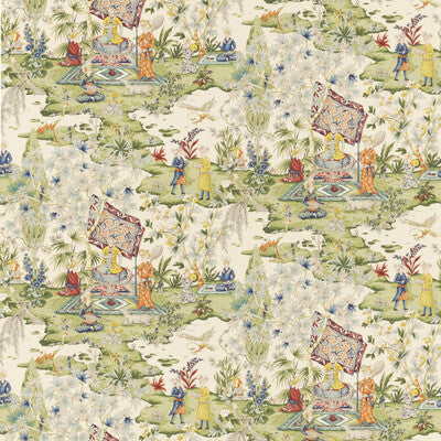 Lodi Garden Print - Ivory Multi By Brunschwig & Fils | Baret | Chinoiserie Multipurpose Print