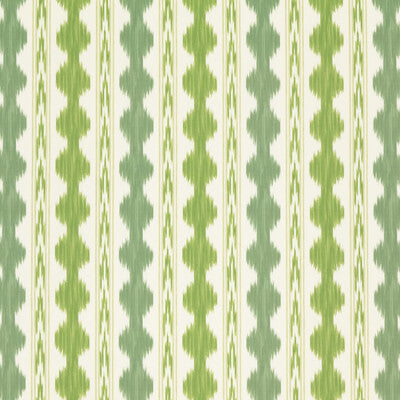 Samples and Purchasing available for Avera Print - Aloe/Fern Green By Brunschwig & Fils | Cevennes |Ikat/Southwest/Kilims Stripes Multipurpose Print at Designer Wallcoverings and Fabrics