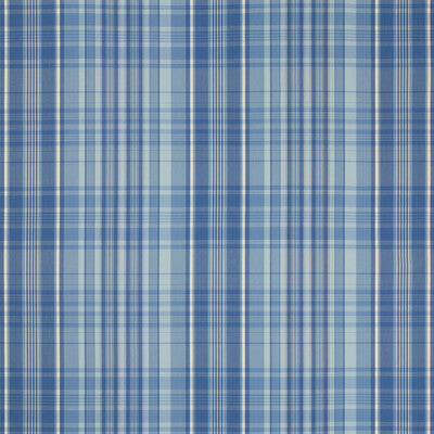 Samples and Purchasing available for Guernsey Check - Blue Blue By Brunschwig & Fils | Normant Checks And Stripes | Plaid / Check Upholstery  at Designer Wallcoverings and Fabrics