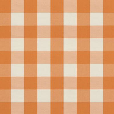 Lackland Check - Orange Orange By Brunschwig & Fils | Normant Checks And Stripes | Plaid / Check Upholstery