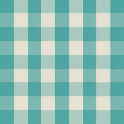 Lackland Check - Turquoise Turquoise By Brunschwig & Fils | Normant Checks And Stripes | Plaid / Check Upholstery