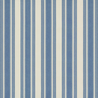 Colmar Stripe - French Blue Blue By Brunschwig & Fils | Folio Francais | Stripes Upholstery