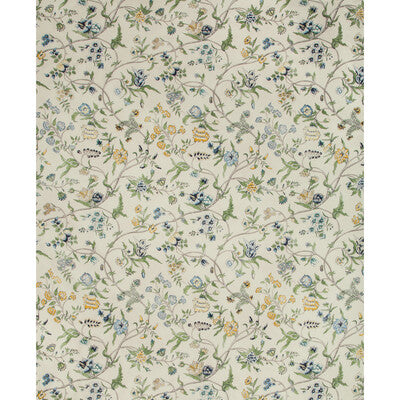 Samples and Purchasing available for Menars Ii - Marine Multi By Brunschwig & Fils | Folio Francais | Botanical & Floral Multipurpose Print at Designer Wallcoverings and Fabrics