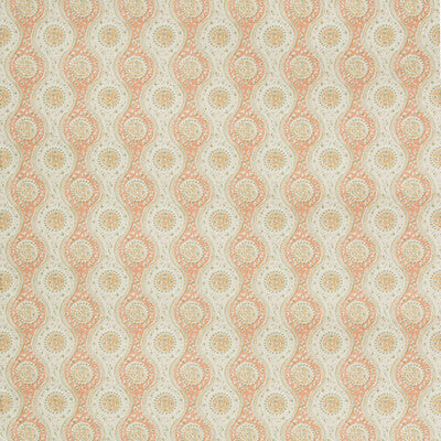 Samples and Purchasing available for Nadari Print - Peach/Gold Multi By Brunschwig & Fils | Folio Francais | Global Multipurpose Print at Designer Wallcoverings and Fabrics