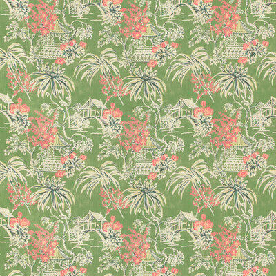 Tongli Print - Fern Multi By Brunschwig & Fils | Summer Palace | Chinoiserie Multipurpose Print