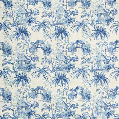 Tongli Print - Porcelain Blue By Brunschwig & Fils | Summer Palace | Chinoiserie Multipurpose Print