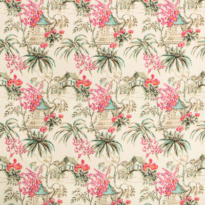 Tongli Print - Peony Multi By Brunschwig & Fils | Summer Palace | Chinoiserie Multipurpose Print