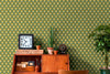 Retro Chic Green Wallcovering | AS Creation