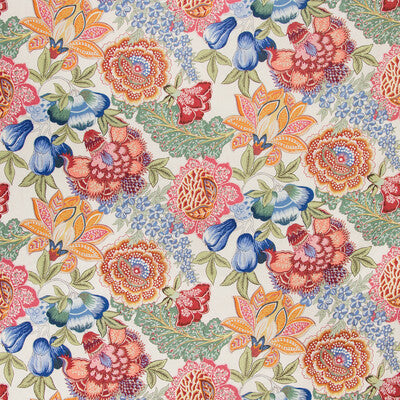 Samples and Purchasing available for Karabali Print - Jewel Multi By Brunschwig & Fils | Grand Bazaar |Botanical & Floral Jacobeans Multipurpose Print at Designer Wallcoverings and Fabrics
