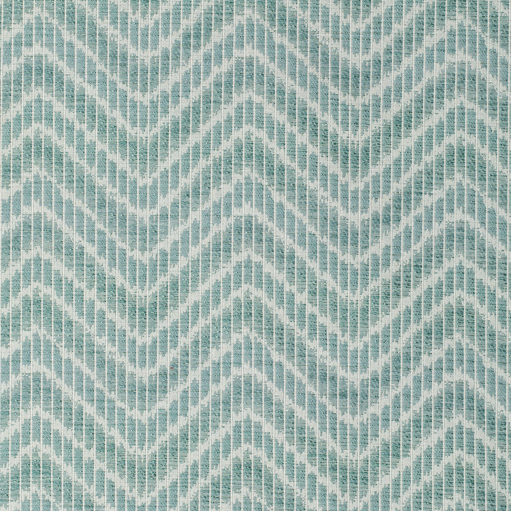 Chausey Woven - Aqua Turquoise By Brunschwig & Fils | Granville Weaves |Flamestitch Ikat/Southwest/Kilims Upholstery