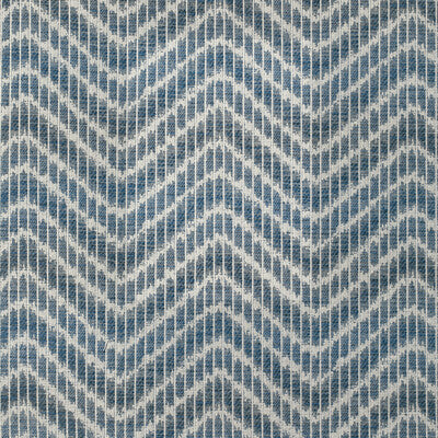 Chausey Woven - Navy Blue By Brunschwig & Fils | Granville Weaves |Flamestitch Ikat/Southwest/Kilims Upholstery