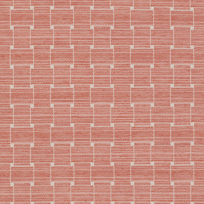 Beaumois Woven - Petal Coral By Brunschwig & Fils | Granville Weaves | Geometric Upholstery