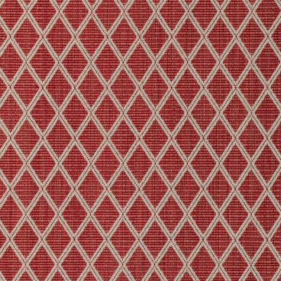 Samples and Purchasing available for Cancale Woven - Red Red By Brunschwig & Fils | Granville Weaves |Diamond Geometric Upholstery  at Designer Wallcoverings and Fabrics
