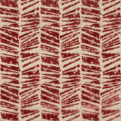 Chaumont Velvet - Red Burgundy/Red By Brunschwig & Fils | Chaumont Velvets |Modern Animal Skins Upholstery Velvet