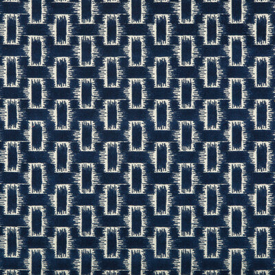 Samples and Purchasing available for Chambord Velvet - Indigo Dark Blue By Brunschwig & Fils | Chaumont Velvets | Geometric Upholstery Velvet at Designer Wallcoverings and Fabrics