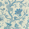 Samples and Purchasing available for Louverne Print - Blue Blue By Brunschwig & Fils | Louverne | Botanical & Floral Multipurpose Print at Designer Wallcoverings and Fabrics