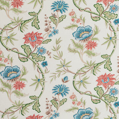 Veronique Print - Spring Multi By Brunschwig & Fils | Louverne | Botanical & Floral Multipurpose Print