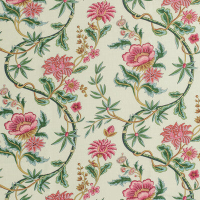 Veronique Print - Jewel Multi By Brunschwig & Fils | Louverne | Botanical & Floral Multipurpose Print