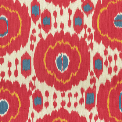 Samples and Purchasing available for Mayenne Print - Red Red By Brunschwig & Fils | Louverne |Global Ikat/Southwest/Kilims Multipurpose Print at Designer Wallcoverings and Fabrics