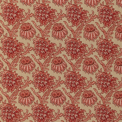 Samples and Purchasing available for Brassac Print - Red Red By Brunschwig & Fils | En Vacances Ii | Botanical & Floral Multipurpose Indoor / Outdoor at Designer Wallcoverings and Fabrics