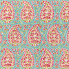 Samples and Purchasing available for Rougier Print - Aqua Multi By Brunschwig & Fils | En Vacances Ii |Global Paisley Multipurpose Indoor / Outdoor at Designer Wallcoverings and Fabrics