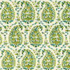 Samples and Purchasing available for Rougier Print - Green Green By Brunschwig & Fils | En Vacances Ii |Global Paisley Multipurpose Indoor / Outdoor at Designer Wallcoverings and Fabrics