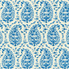 Rougier Print - Blue Blue By Brunschwig & Fils | En Vacances Ii |Global Paisley Multipurpose Indoor / Outdoor