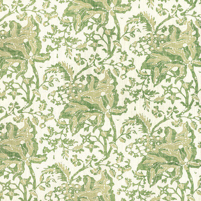 Samples and Purchasing available for Weymouth Print - Leaf Green By Brunschwig & Fils | Manoir | Botanical & Floral Multipurpose Print at Designer Wallcoverings and Fabrics