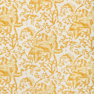 Samples and Purchasing available for Weymouth Print - Canary Yellow By Brunschwig & Fils | Manoir | Botanical & Floral Multipurpose Print at Designer Wallcoverings and Fabrics
