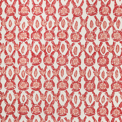 Samples and Purchasing available for Galon Print - Coral Coral By Brunschwig & Fils | Manoir | Small Scale Multipurpose Print at Designer Wallcoverings and Fabrics