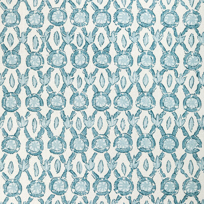 Samples and Purchasing available for Galon Print - Aqua Turquoise By Brunschwig & Fils | Manoir | Small Scale Multipurpose Print at Designer Wallcoverings and Fabrics