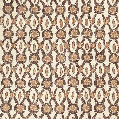 Galon Print - Mocha Brown By Brunschwig & Fils | Manoir | Small Scale Multipurpose Print