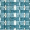 Samples and Purchasing available for Girard Print - Teal Teal By Brunschwig & Fils | Manoir | Ikat/Southwest/Kilims Multipurpose Print at Designer Wallcoverings and Fabrics