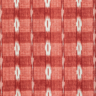 Girard Print - Red Red By Brunschwig & Fils | Manoir | Ikat/Southwest/Kilims Multipurpose Print