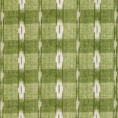 Girard Print - Leaf Green By Brunschwig & Fils | Manoir | Ikat/Southwest/Kilims Multipurpose Print