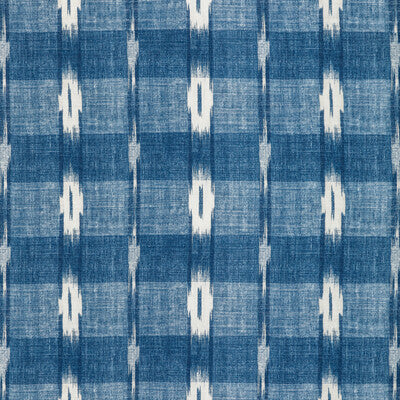 Samples and Purchasing available for Girard Print - Indigo Indigo By Brunschwig & Fils | Manoir | Ikat/Southwest/Kilims Multipurpose Print at Designer Wallcoverings and Fabrics