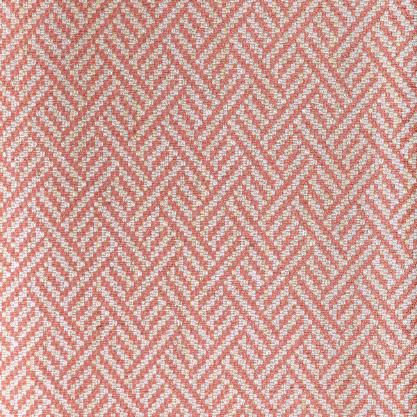 Colbert Weave - Petal Coral By Brunschwig & Fils | Lorient Weaves |Geometric Lattice/Scrollwork Upholstery