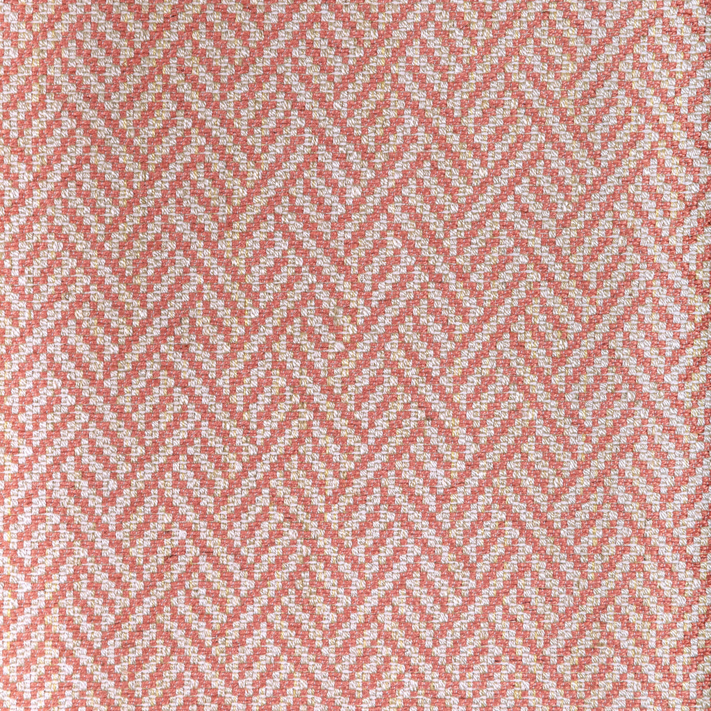 Colbert Weave - Petal Coral By Brunschwig & Fils | Lorient Weaves |Geometric Lattice/Scrollwork Upholstery
