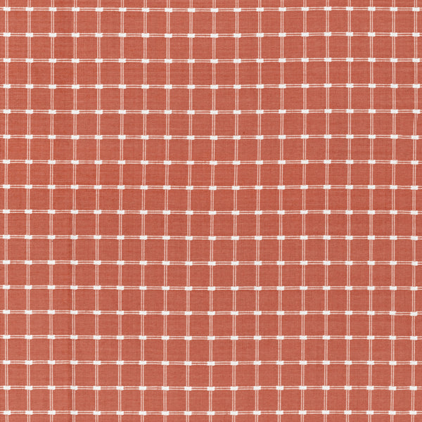 Lison Check - Melon Rust By Brunschwig & Fils | Normant Checks And Stripes Ii | Plaid / Check Upholstery