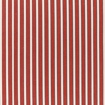 Samples and Purchasing available for Rouen Stripe - Red Red By Brunschwig & Fils | Normant Checks And Stripes Ii | Stripes Upholstery  at Designer Wallcoverings and Fabrics
