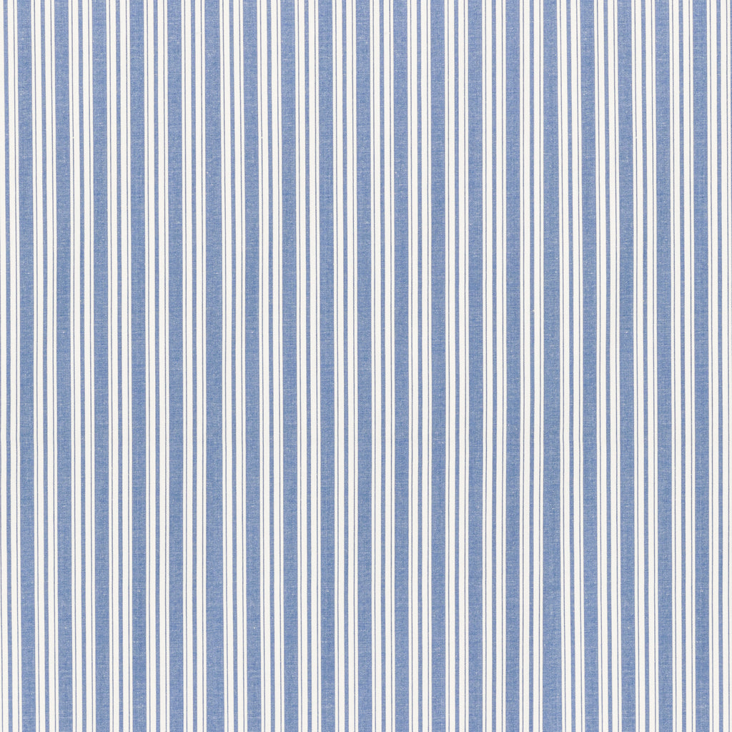 Selune Stripe - Sky Light Blue By Brunschwig & Fils | Normant Checks And Stripes Ii | Stripes Upholstery