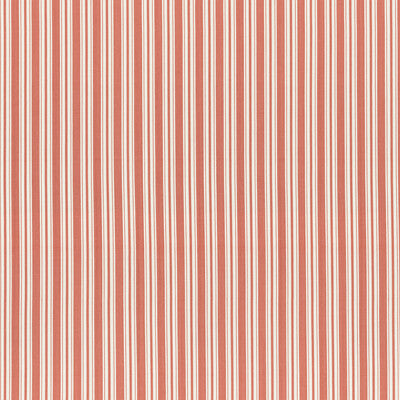 Samples and Purchasing available for Selune Stripe - Melon Rust By Brunschwig & Fils | Normant Checks And Stripes Ii | Stripes Upholstery  at Designer Wallcoverings and Fabrics