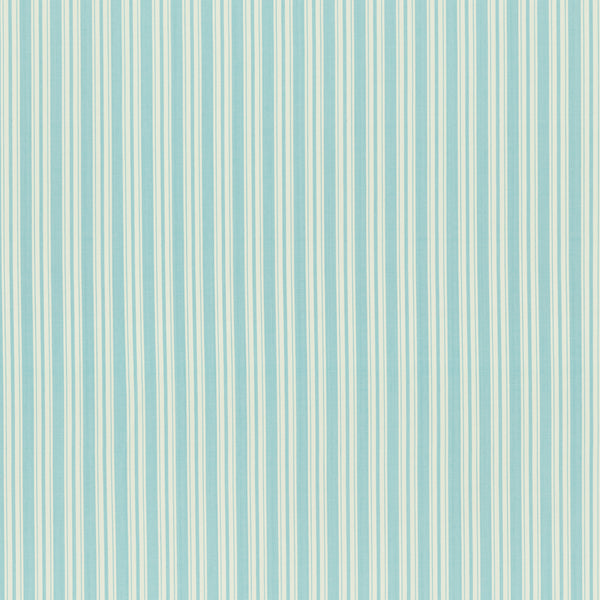 Selune Stripe - Aqua Turquoise By Brunschwig & Fils | Normant Checks And Stripes Ii | Stripes Upholstery