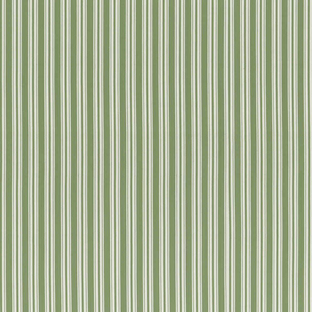 Selune Stripe - Green Green By Brunschwig & Fils | Normant Checks And Stripes Ii | Stripes Upholstery