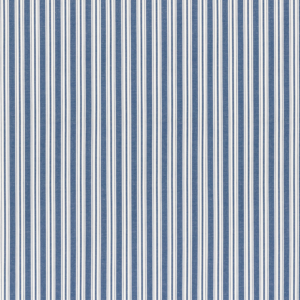Selune Stripe - Blue Blue By Brunschwig & Fils | Normant Checks And Stripes Ii | Stripes Upholstery