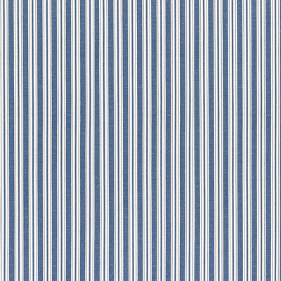 Selune Stripe - Blue Blue By Brunschwig & Fils | Normant Checks And Stripes Ii | Stripes Upholstery