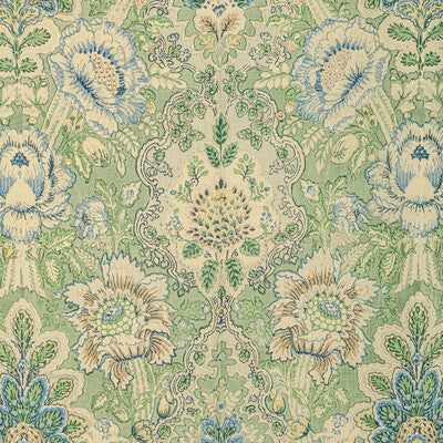Samples and Purchasing available for Carvallo Print - Celery Green By Brunschwig & Fils |  | Botanical & Floral Multipurpose Print at Designer Wallcoverings and Fabrics