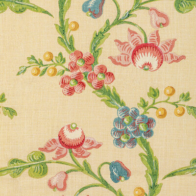 Samples and Purchasing available for Le Brun Print - Spring Yellow By Brunschwig & Fils |  | Botanical & Floral Multipurpose Print at Designer Wallcoverings and Fabrics