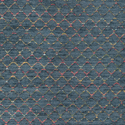Samples and Purchasing available for Bissy Texture - Blue Indigo By Brunschwig & Fils | Chambery Textures Iii |Geometric Small Scale Upholstery Chenille at Designer Wallcoverings and Fabrics