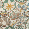 Samples and Purchasing available for Bendi Emb - Rattan Ivory By Brunschwig & Fils | Majorelle | Geometric Multipurpose Embroidery at Designer Wallcoverings and Fabrics